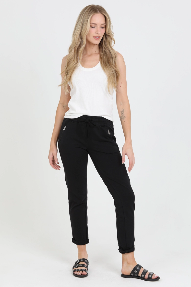 French Terry Joggers w/ Zipper Pocket