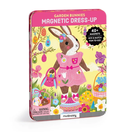 Garden Bunnies Magnetic Dress Up