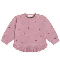 Baby Girl Tiny Floral Sweatshirt Top
