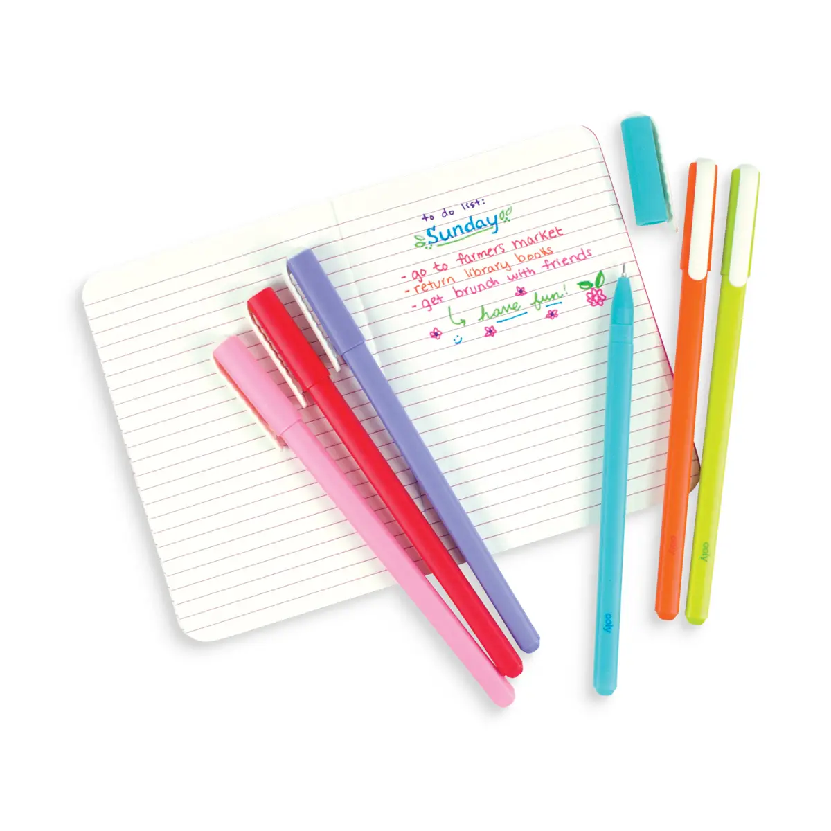 Fine Line Colored Gel Pens