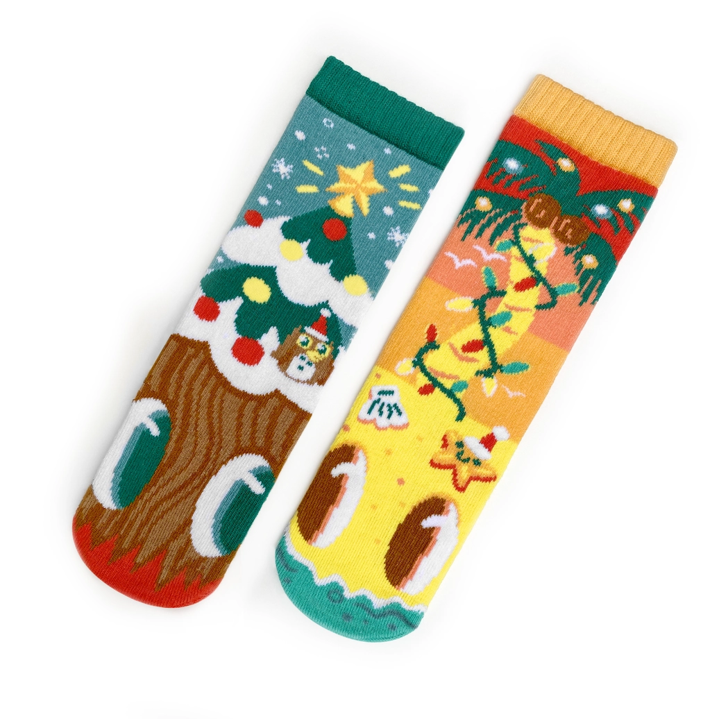 Pals Socks Christmas Piney & Coco