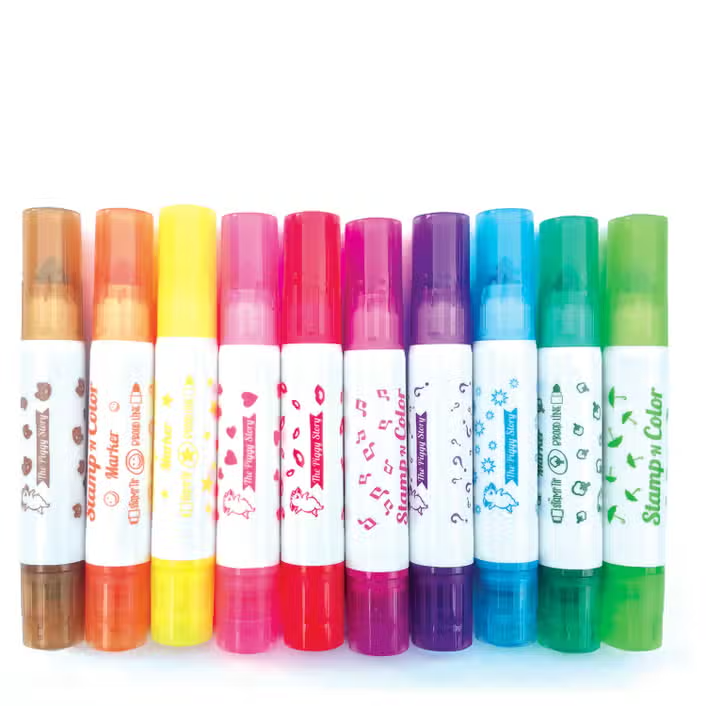 Stamp & Color Markers Ballerinas
