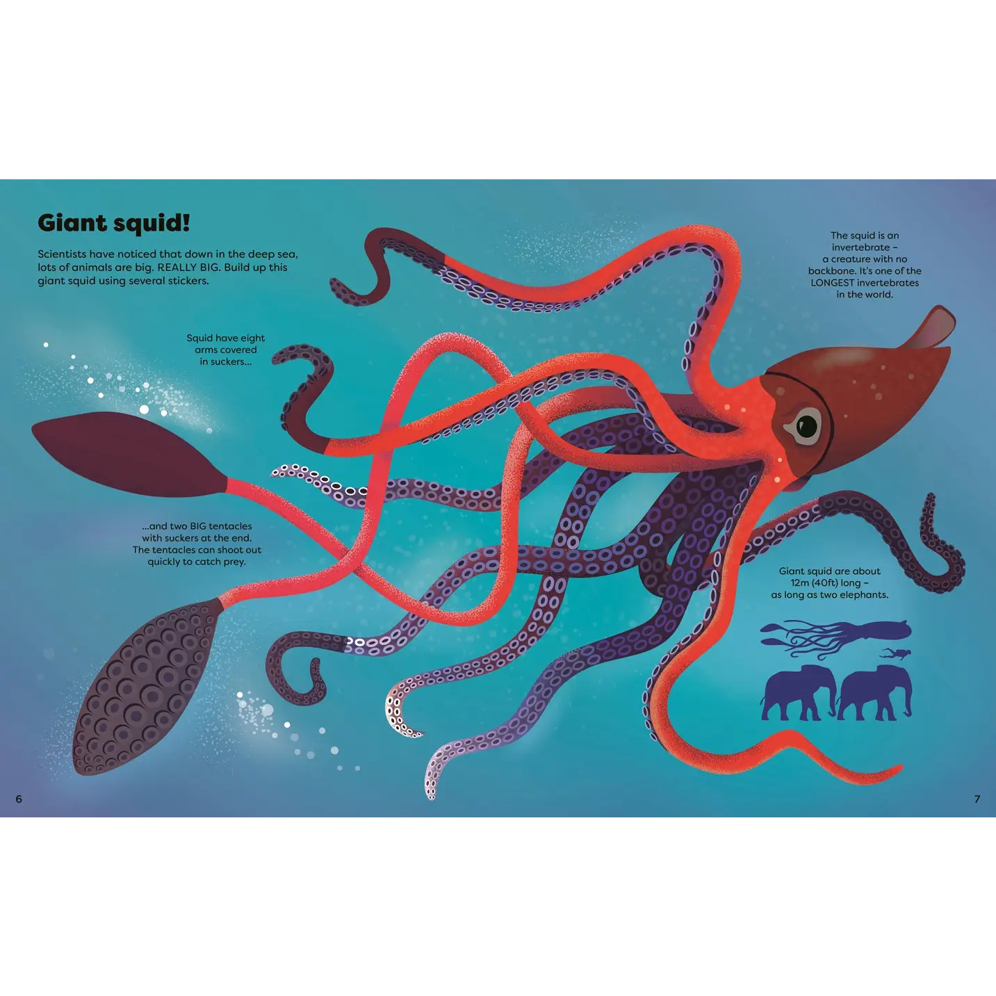 Big Sticker Book Weird Deep Sea Creatures