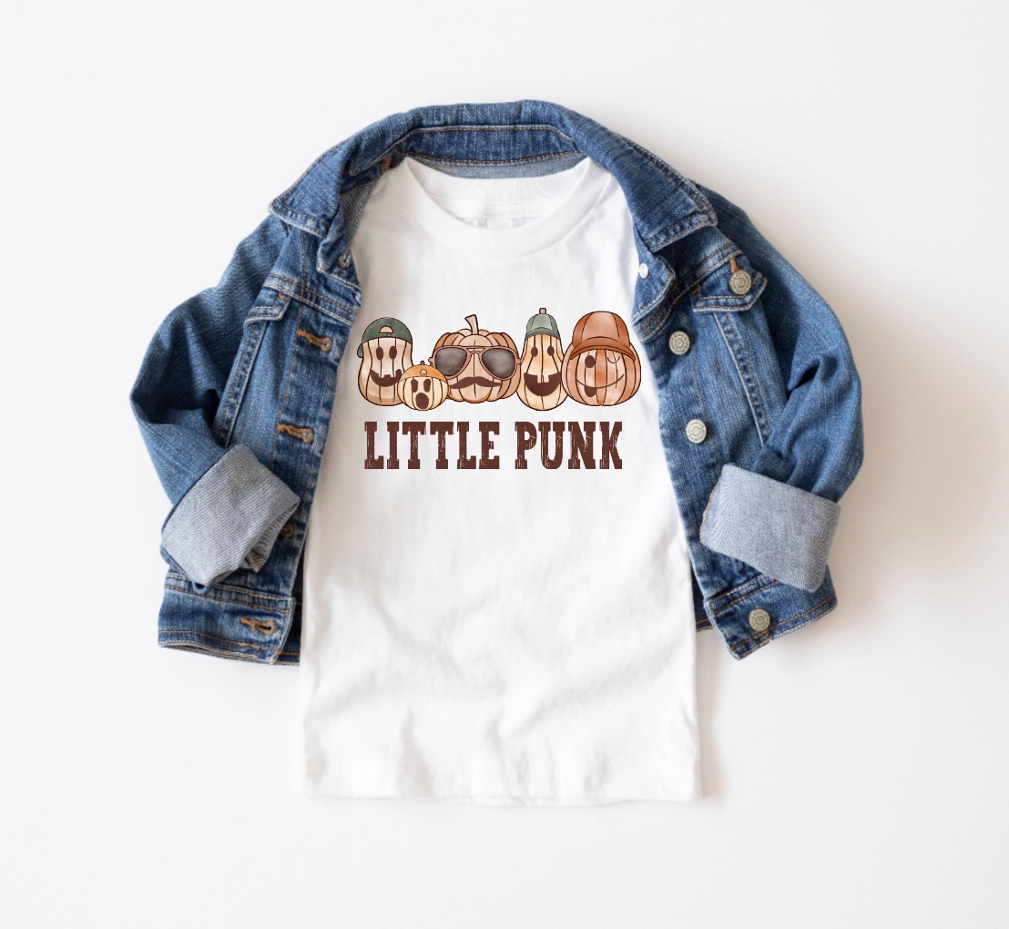 Kids Little Punk Pumpkin T-Shirt
