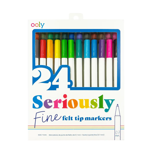 Seriously Fine Felt Tip Markers