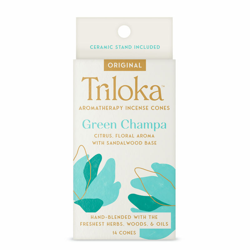 Incense Cones- Green Champa