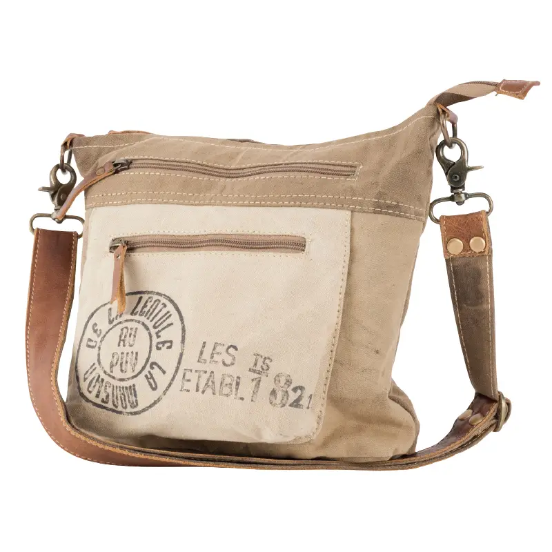 Au Puy Canvas Shoulder Bag