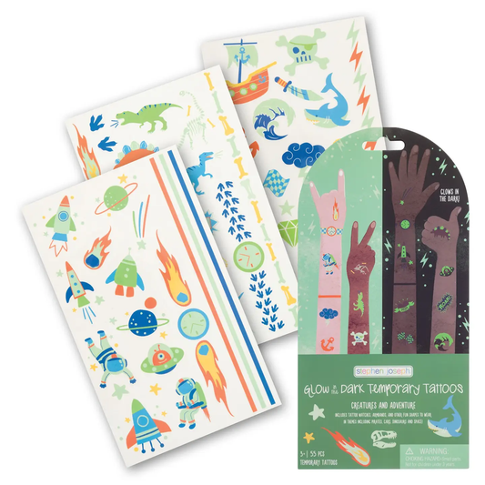 Kids Temporary Tattoos: Glow Creatures