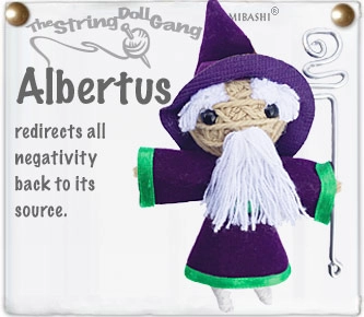 Albertus Wizard String Doll