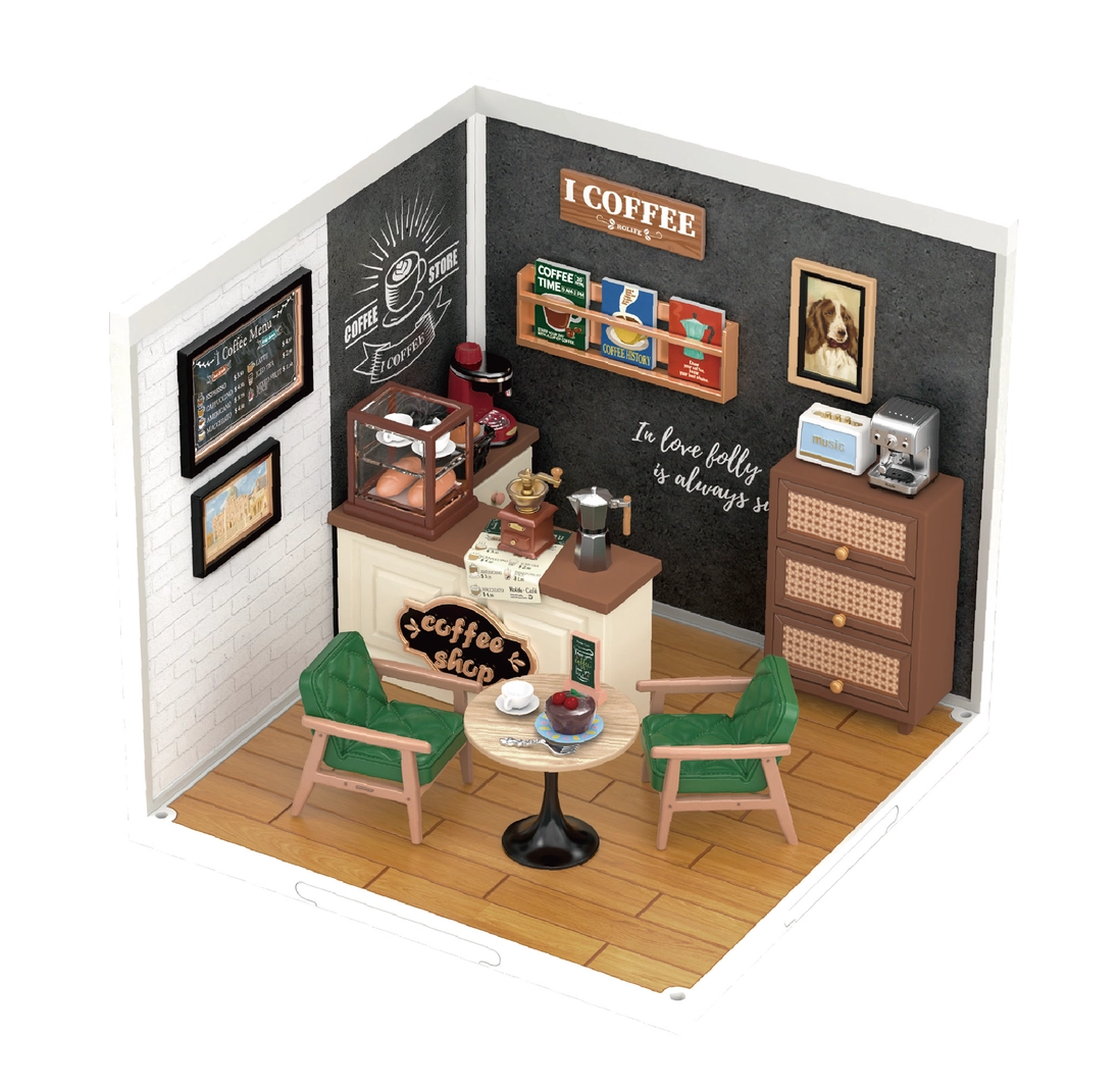 Miniature House Kit: Breezy Time Cafe