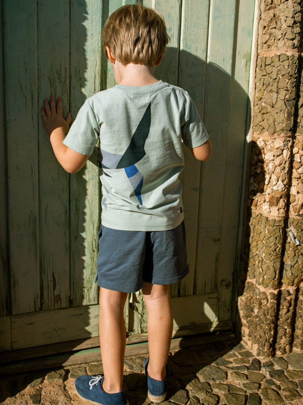 Kids Cubist Shark Graphic Tee