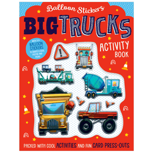 Big Trucks Ballon Sticker Activity Book