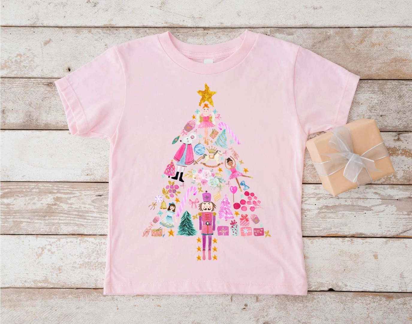 Kids Nutcracker Tree T-Shirt