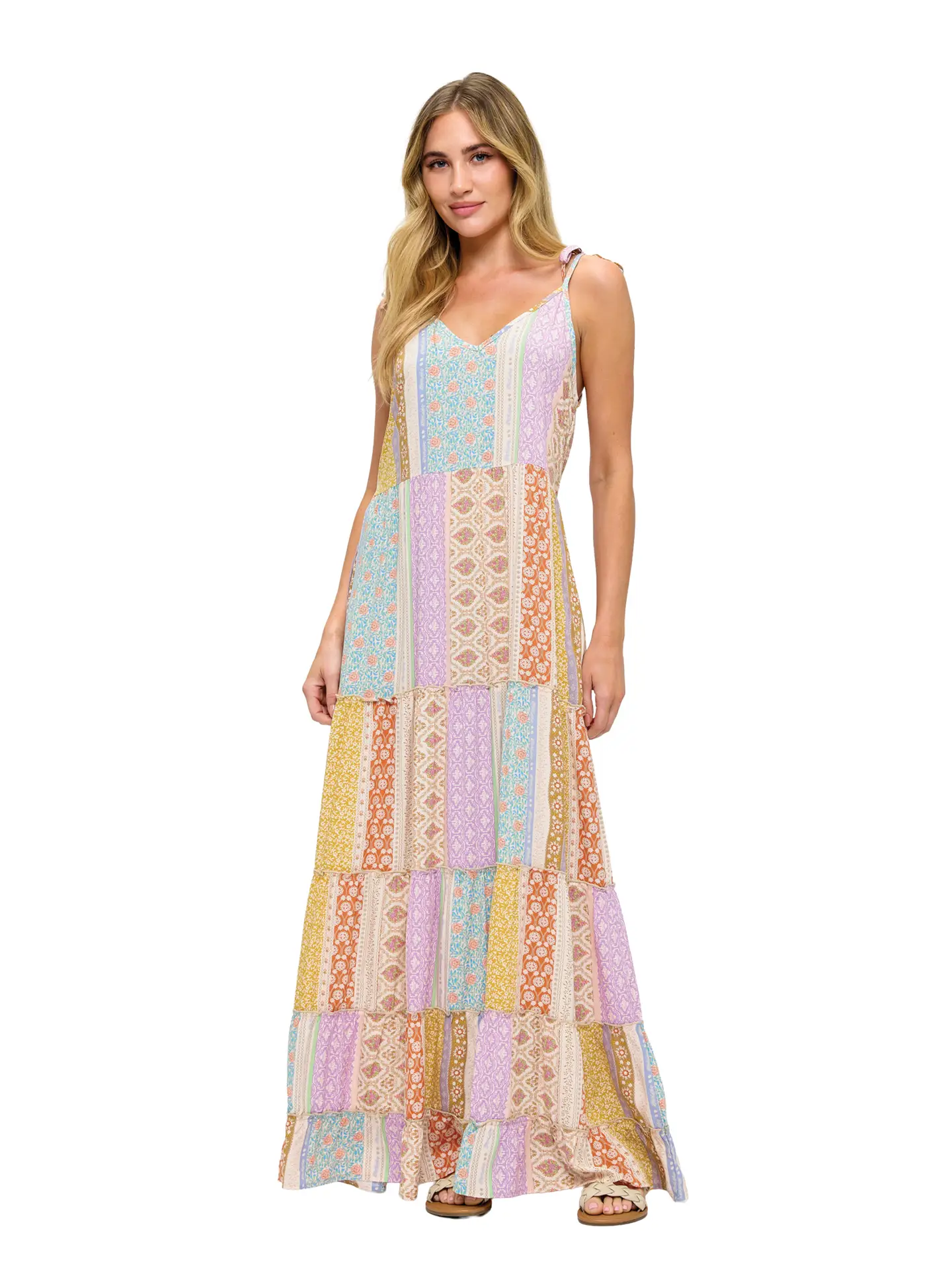 Floral Tiered Maxi Dress