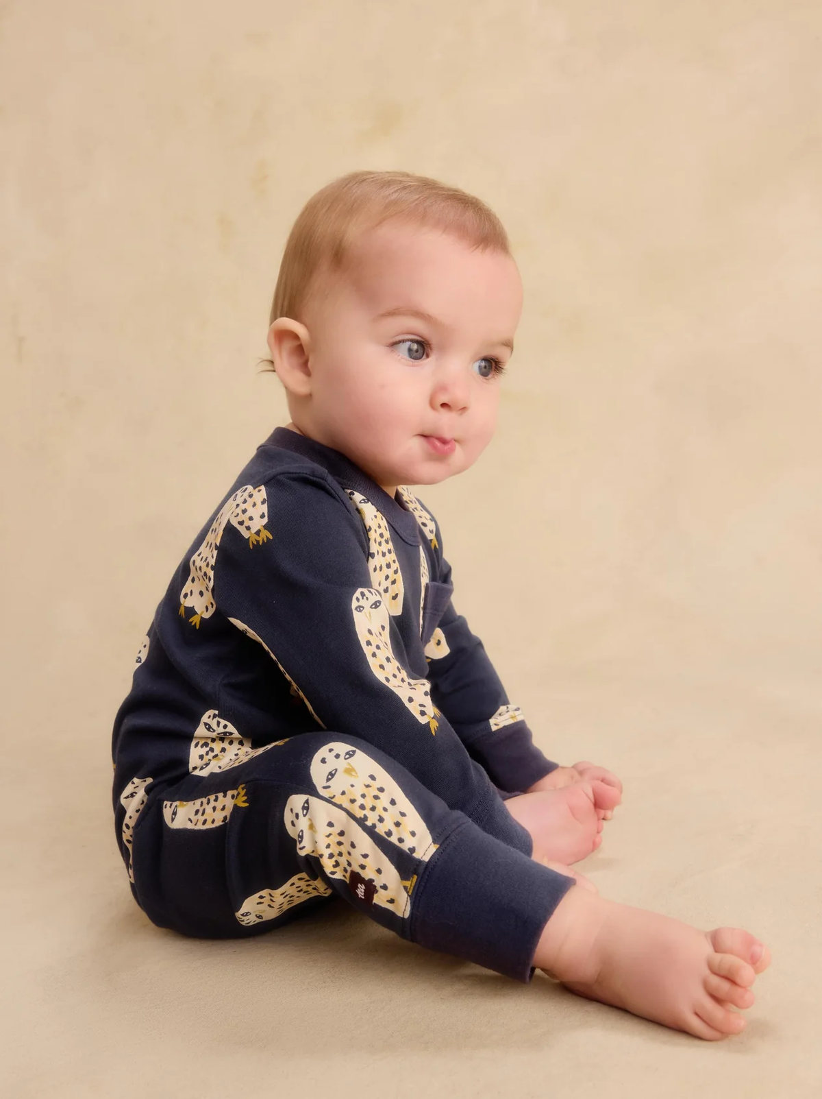 Baby Snowy Owl Pocket Romper