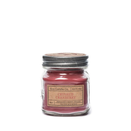 Mason Candle Crushed Cranberry