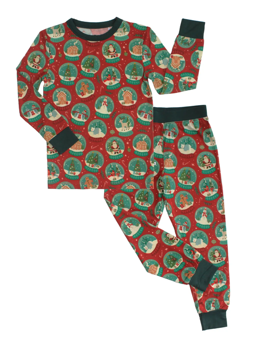 Let It Snow Christmas Bamboo Kids Pajamas