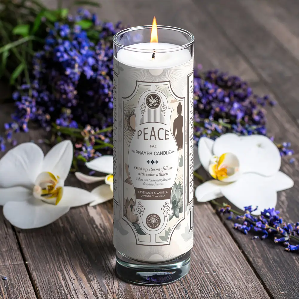 Peace Prayer Candle