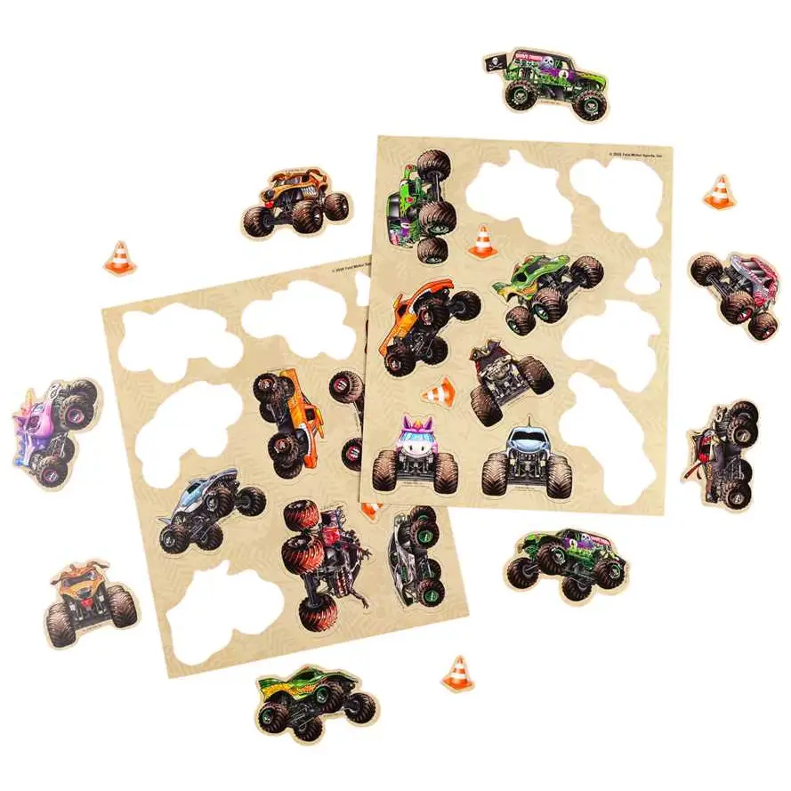 Monster Jam Trucks Magnetic Play Set