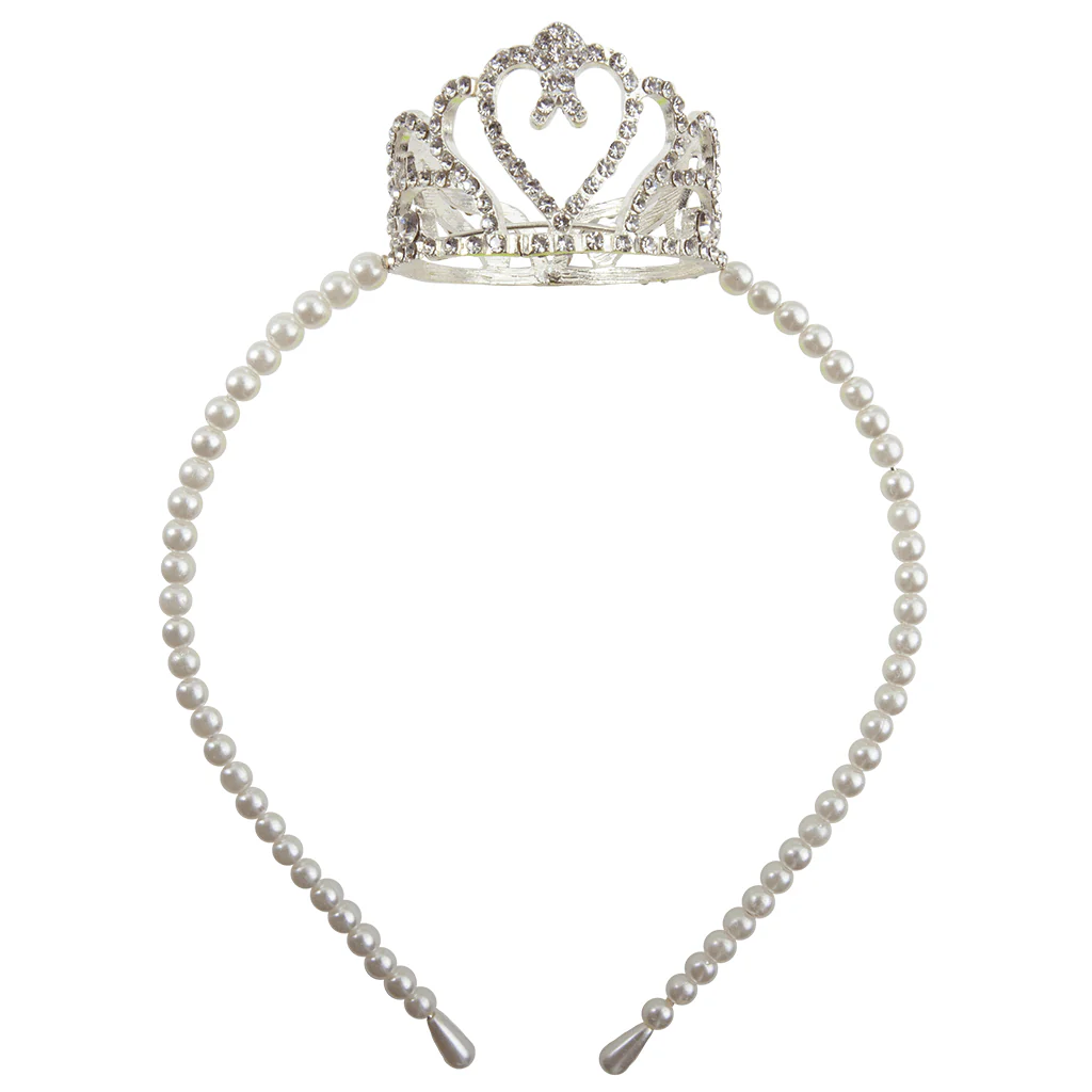Girls Pretty Petite Crown Headband