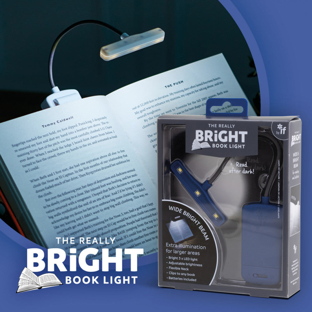 Really Bright Book Light - Grey