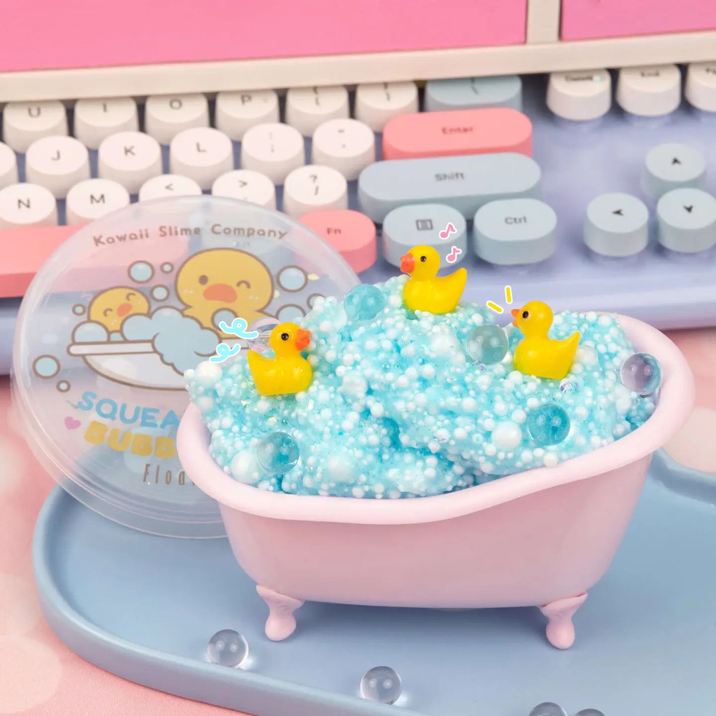 Squeaky Clean Bubble Bath Floam Signature Slime