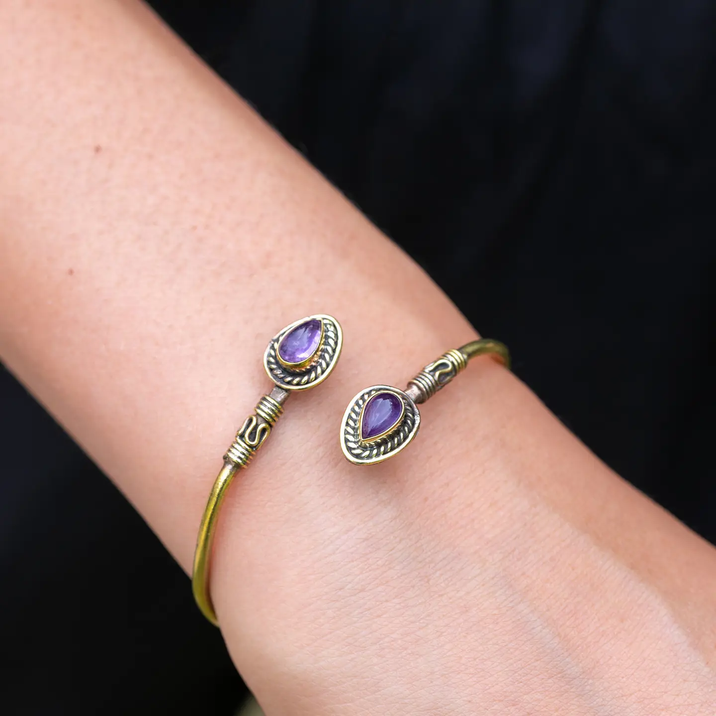 Tanvi Cuff Bracelet Gold Bangle