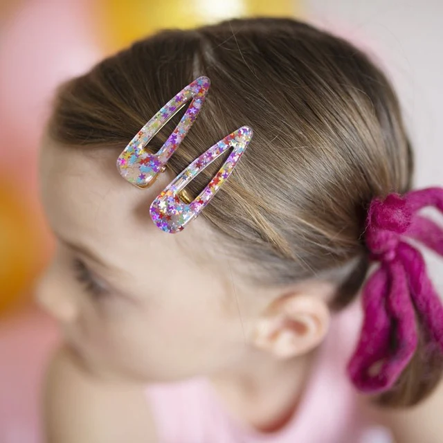Girls Gel Sparkle Hairclips
