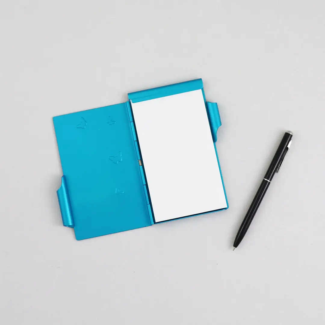 Flip Notepad - Blue Butterfly