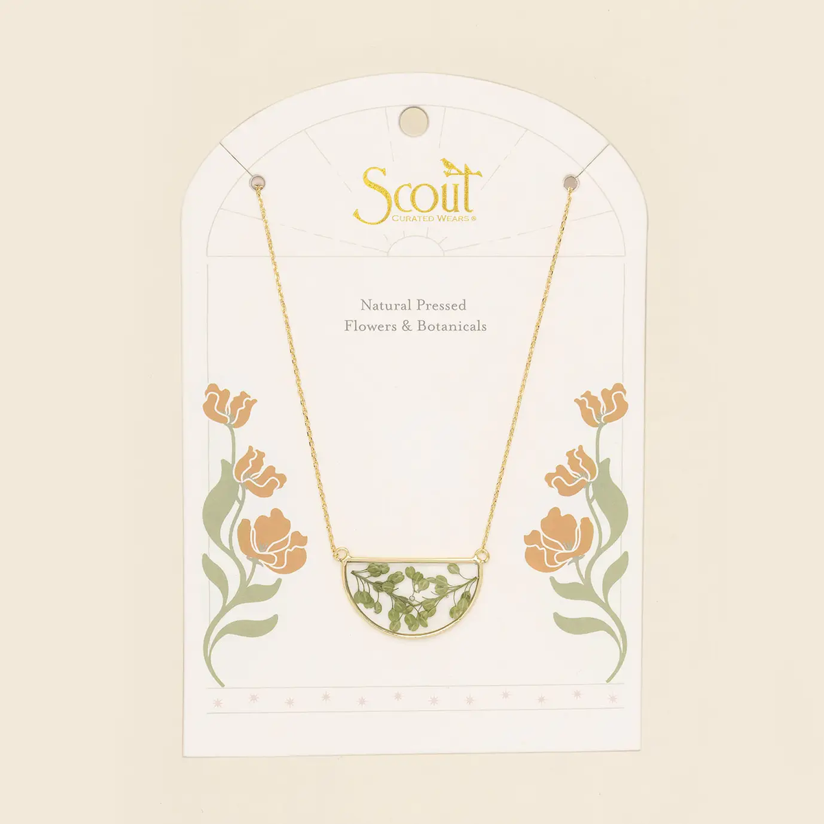 Pressed Flower Necklace