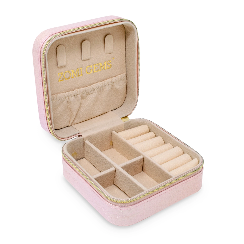 Girl's Sparkling Sequin Heart Jewelry Box
