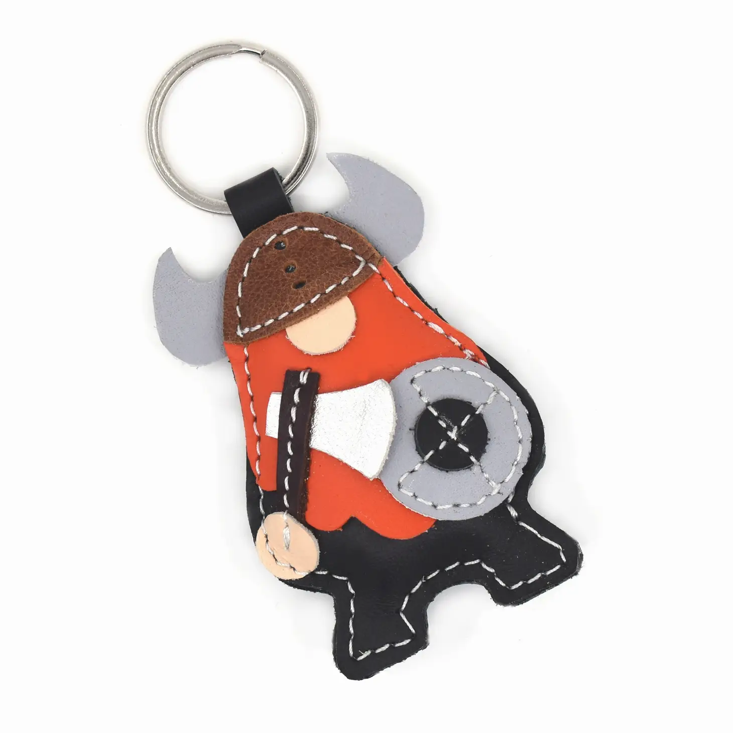 Viking Leather Keychain