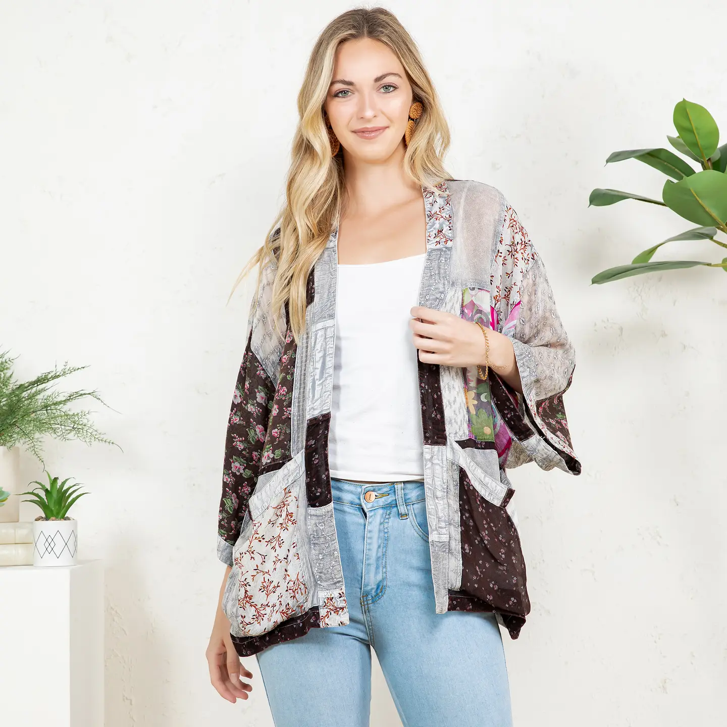 Mix N' Match Patchwork Kimono