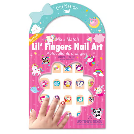 Lil Fingers Nail Art Unicorns