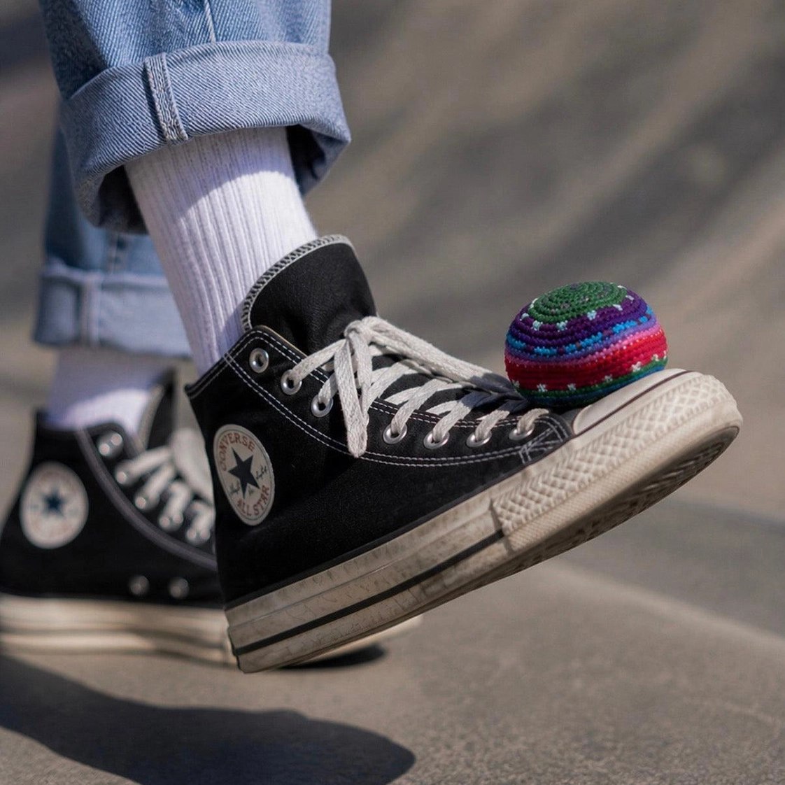Crochet Hacky Sack Set of 2