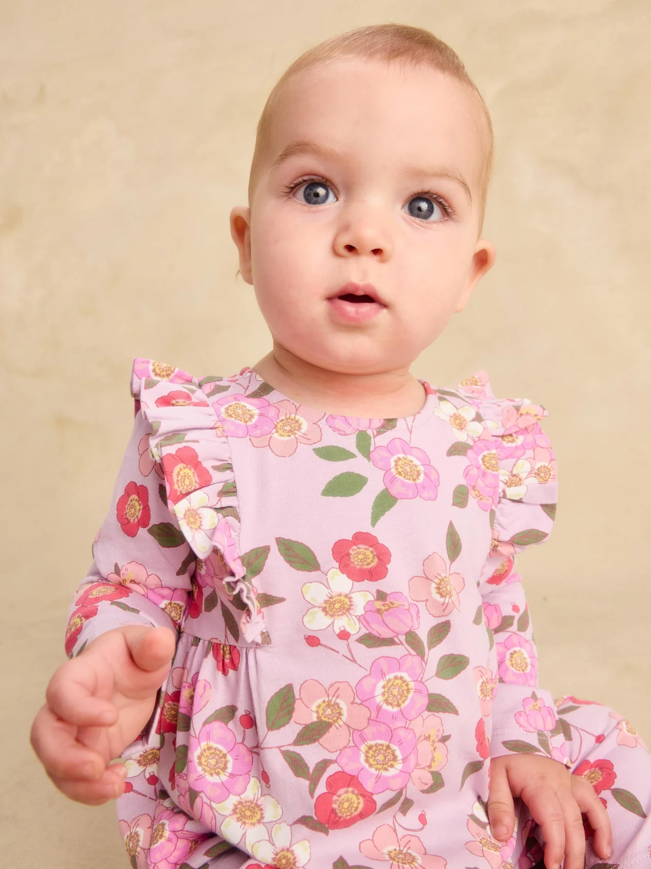 Baby Rosa Canina Ruffle Romper