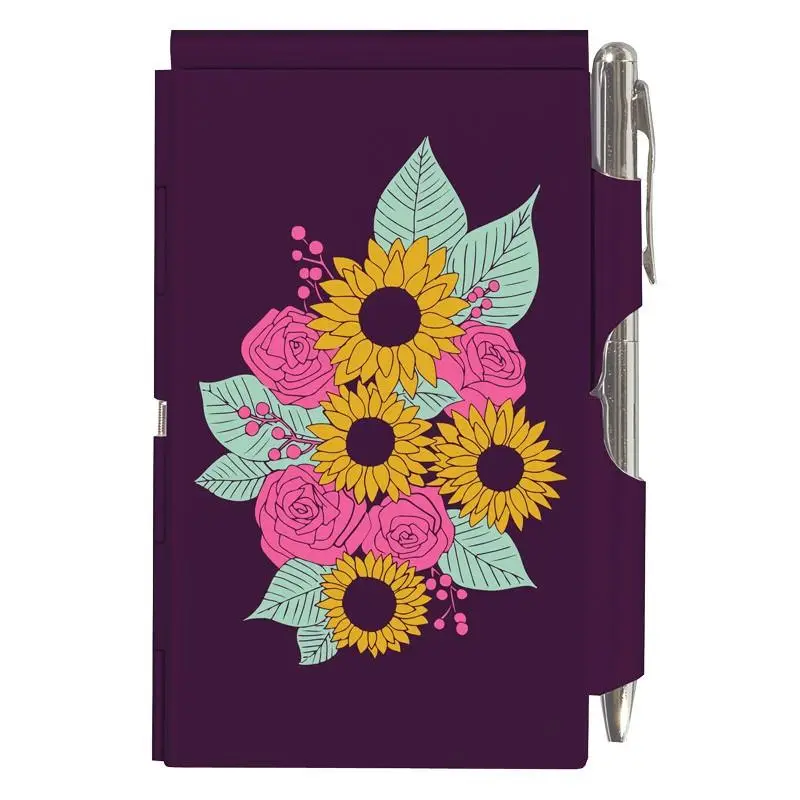 Flip Notepad - Sunflowers