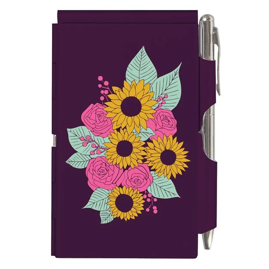 Flip Notepad - Sunflowers