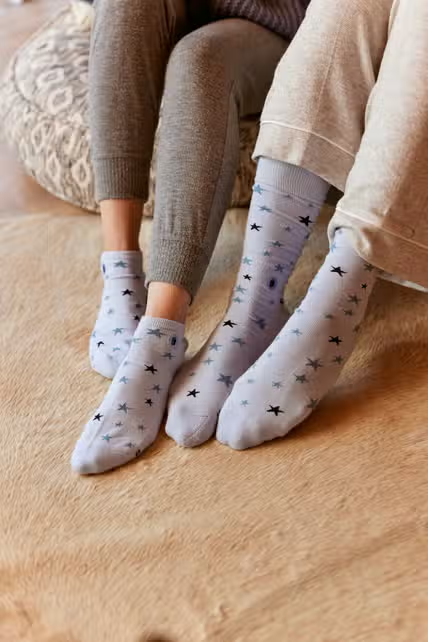 Ankle Socks That Give Books - Stars