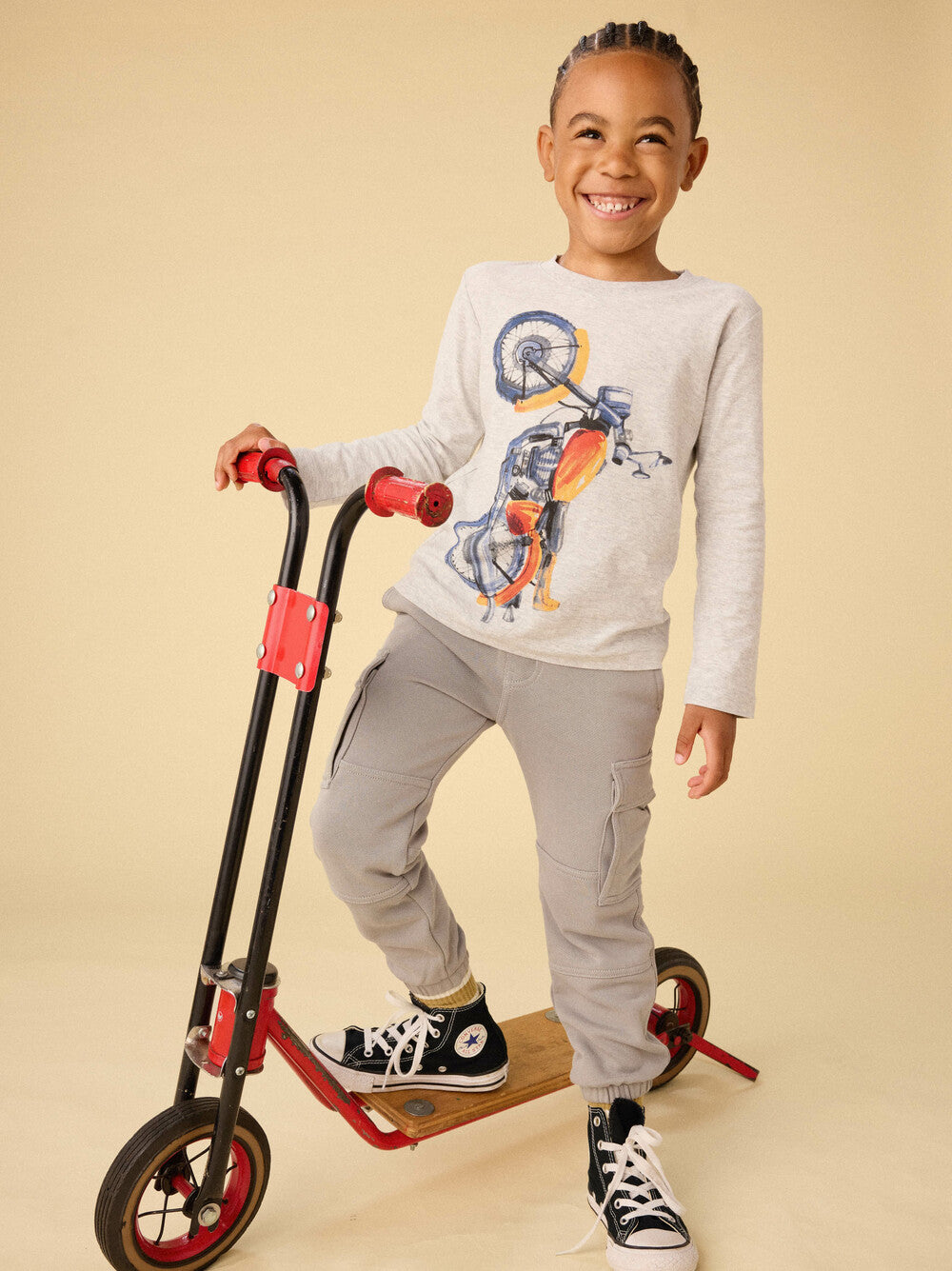 Kids Motor Bike Graphic Tee