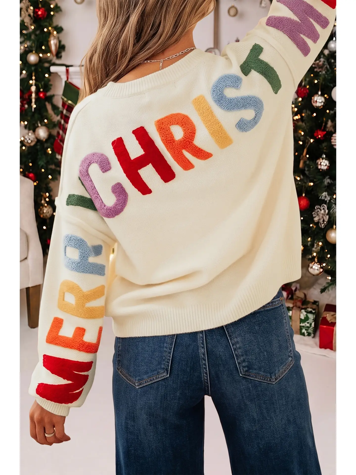 Ho Ho Ho Merry Christmas Cardigan Sweater