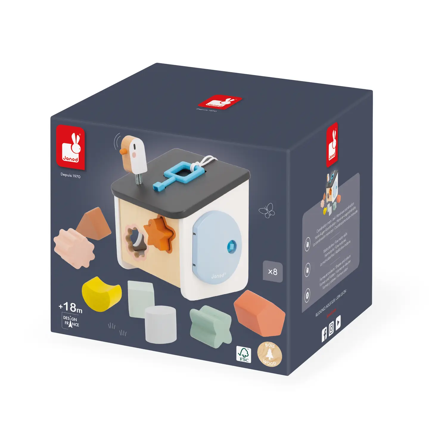 Sweet Cocoon Shape Sorter Toy