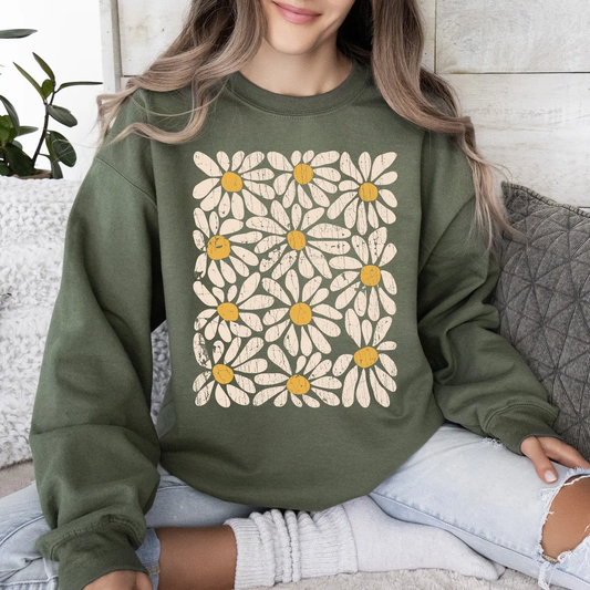 Vintage Daisies Sweatshirt