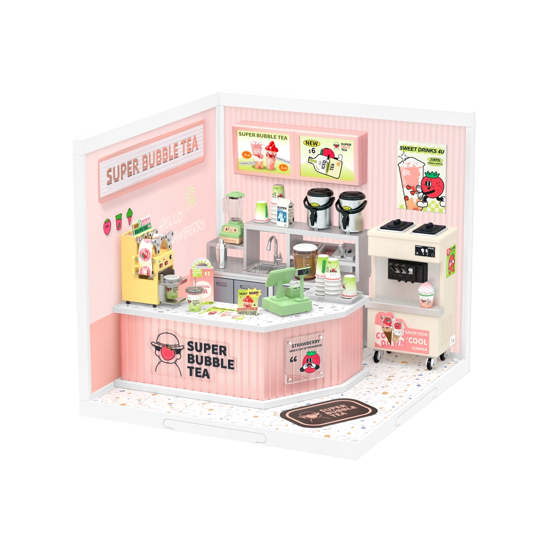 Miniature House Kit: Bubble Tea