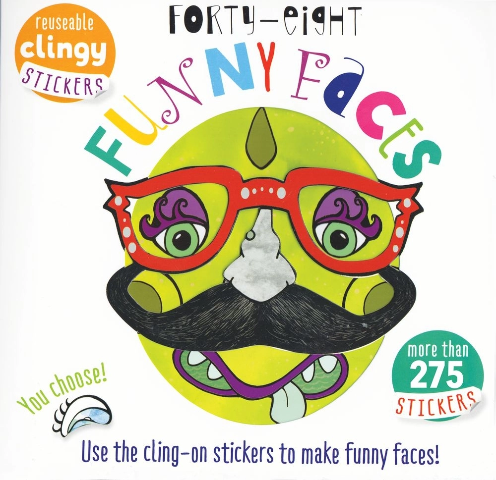 Forty-Eight Funny Faces Sticker Book