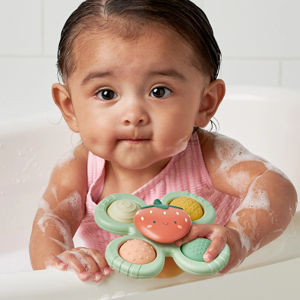 Strawberry Pop & Whirl Bath + Travel Toy