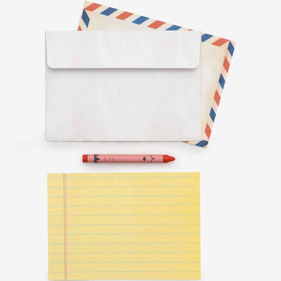 Bring The Crayons Home Sheets + Envelopes