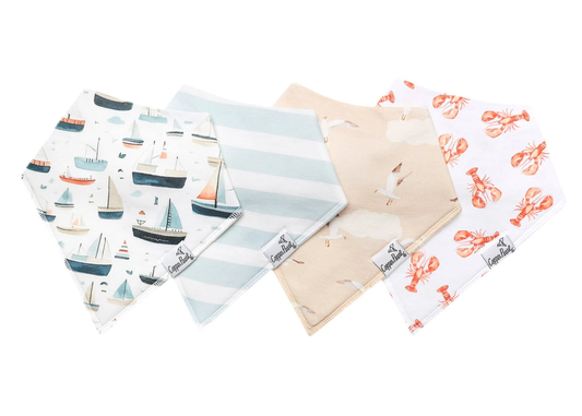 Fischer Baby Bandana Set 4pk