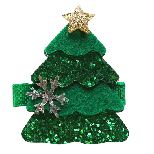 Christmas Tree Hair Clip