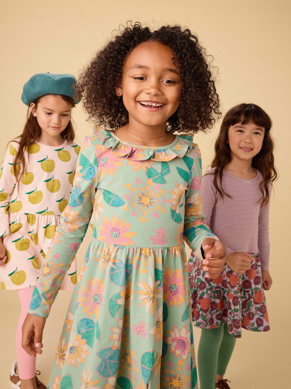 Girls Chalk Water Lillies Ballet Dress